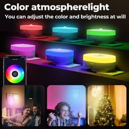 image-WiFi Tuya Smart Led Night Light PIR Motion Sensor Eu Us Uk Plug In Wall Lamp Warm White RGB Room App Voice For Alexa Google Home