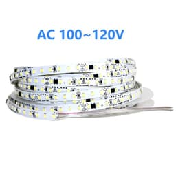 image-110V 220V LED Strip 2835 120LEDs/m Home Lamp Strip Red Ice Blue Green Yellow Pink 120V 230V Flexible Cuttable 20M Soft Light Bar