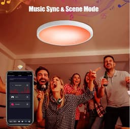 image-24W 40W Zigbee Smart Ceiling Led Lights RGB CW Tuya APP Control Ceiling Lamp For Living Room Bedroom Home Decor Works With Alexa