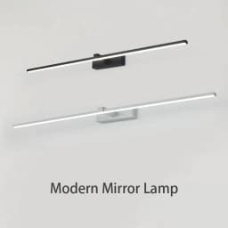 image-Modern LED Wall Light Mirror Lamps Aluminum Wall Sconce for Bathroom Mirror Headlight Home Decor Indoor Lighting Fixture Luster