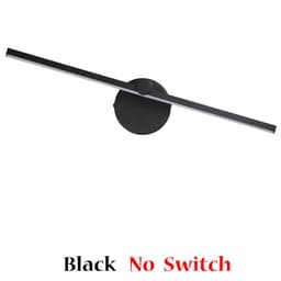 image-Nordic LED Indoor Wall Lamps 8W White/Black Wall Lights For Home Bedroom Bedside Mirror Front With Swith Wall Sconce AC110V/220V