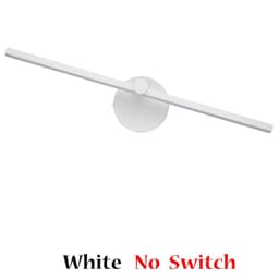 image-Nordic LED Indoor Wall Lamps 8W White/Black Wall Lights For Home Bedroom Bedside Mirror Front With Swith Wall Sconce AC110V/220V
