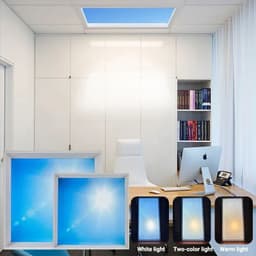image-New Style Blue Sky Ceiling Lamp recessed skylight for Bathroom Living Room Kitchen Natural Lighting Indoor Decor office home