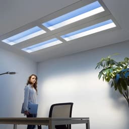 image-New Style Blue Sky Ceiling Lamp recessed skylight for Bathroom Living Room Kitchen Natural Lighting Indoor Decor office home