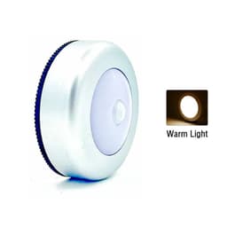 image-Wireless Round Motion Sensor LED Night Light Battery Powered Cabinet Night Lamp Bedside Lights For Bedroom Home Closet Lighting