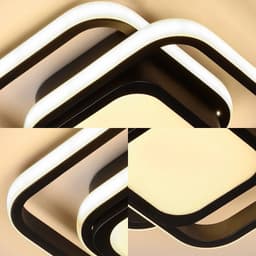 image-LED Aisle Ceiling Lights Small Ceiling Lamp Modern 2 Rings Led Surface Lighting Fixture for Home Hallway Balcony Office Lustre