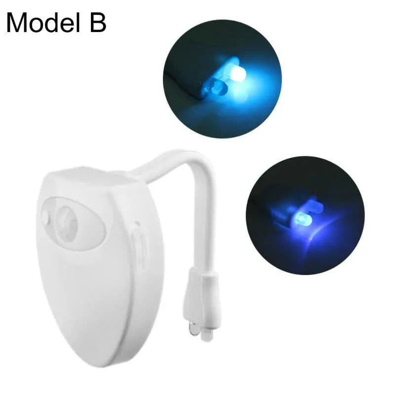 image-USB Rechargeable Toilet Motion Sensor Light 16 Colors Changing Sensor LED Washroom Night Light Indoor Home Bathroom Toilet Lamp