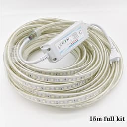 image-220V 230V Tuya Smart Life SMD5050 RGB CCT LED Strip Light Wifi Voice Contol Dimmer Outdoor Garden Lights for Alexa Google Home