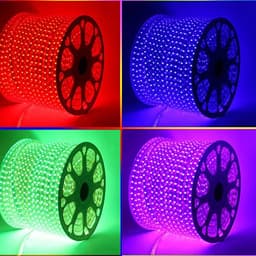 image-220V 230V Tuya Smart Life SMD5050 RGB CCT LED Strip Light Wifi Voice Contol Dimmer Outdoor Garden Lights for Alexa Google Home