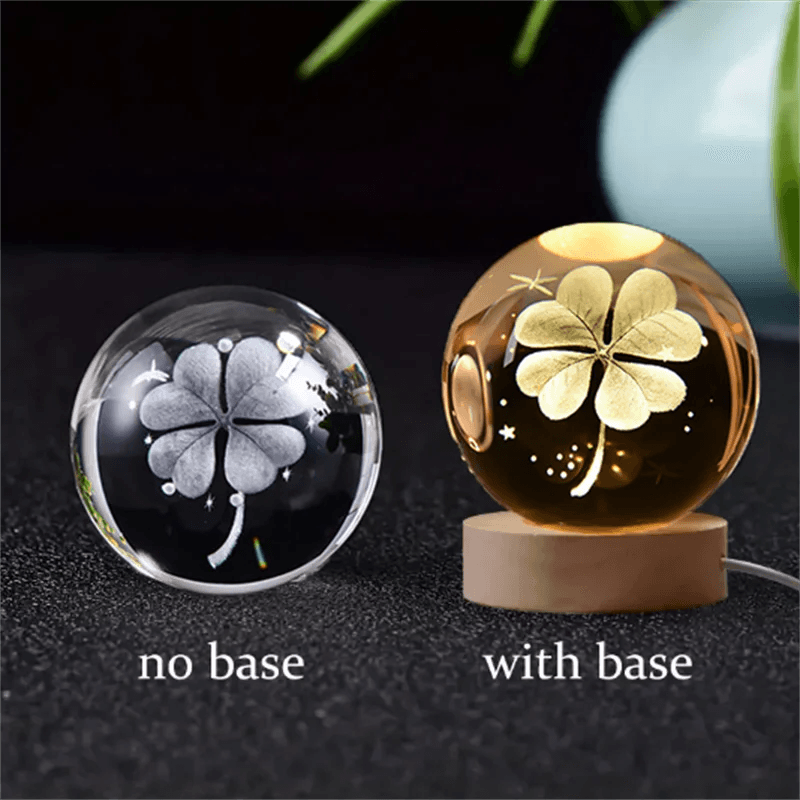 image-6cm 3D Crystal ball Crystal Planet Night Light Laser Engraved Solar System Globe Astronomy Birthday Gift Home Desktop Decoration