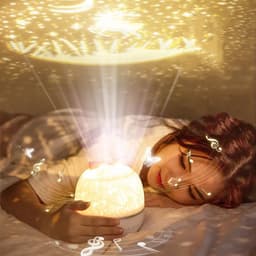 image-Galaxy Rotating Projector LED Night Light Starry Mermaids Porjectors Lamp For Decoration Bedroom Home Decorative Children Gifts