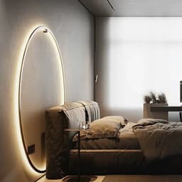 image-Modern Decor LED Wall Lamp For Bedroom Living Room Home Nordic Design Round Ring Indoor USB Wall Sconce Lighting Fixture