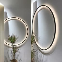 image-Modern Decor LED Wall Lamp For Bedroom Living Room Home Nordic Design Round Ring Indoor USB Wall Sconce Lighting Fixture