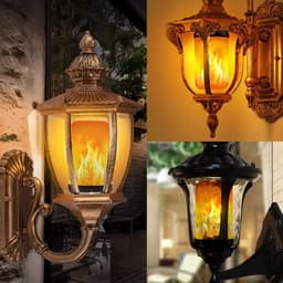 image-LED Night Light Flame Light Bulb 4 Modes Fire Bulb Lamp Christmas Party Outdoor Indoor Home Decor E27 Base Flickering Nightlight