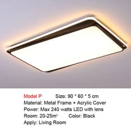 image-Smart LED Ceiling Light for Living Room Bedroom Kitchen Bathroom Dining Room Modern Home Lighting Voice Control Remote Control