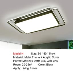 image-Smart LED Ceiling Light for Living Room Bedroom Kitchen Bathroom Dining Room Modern Home Lighting Voice Control Remote Control