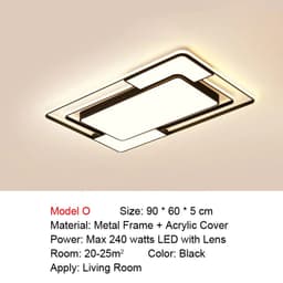 image-Smart LED Ceiling Light for Living Room Bedroom Kitchen Bathroom Dining Room Modern Home Lighting Voice Control Remote Control