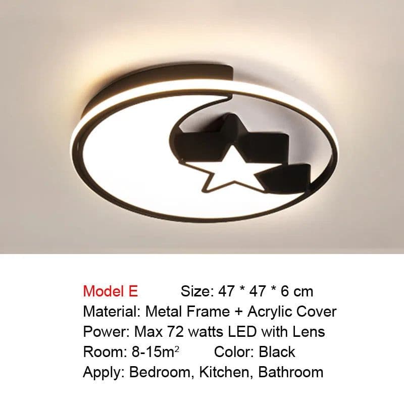 image-Smart LED Ceiling Light for Living Room Bedroom Kitchen Bathroom Dining Room Modern Home Lighting Voice Control Remote Control