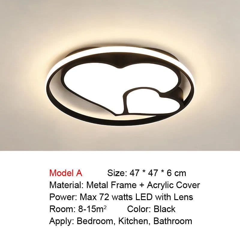 image-Smart LED Ceiling Light for Living Room Bedroom Kitchen Bathroom Dining Room Modern Home Lighting Voice Control Remote Control