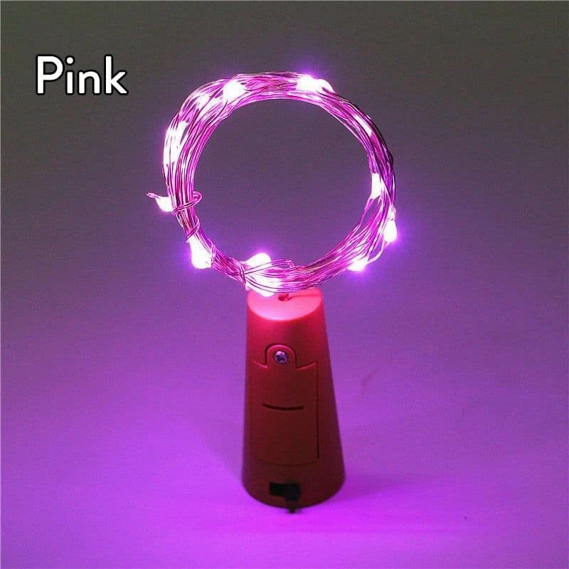 image-10LED 15LED 20LED Solar Wine Bottle Lights Cork Shape Fairy Lights Garland Christmas Light Copper Wire Home Room Decoration Lamp