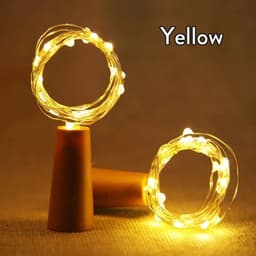 image-10LED 15LED 20LED Solar Wine Bottle Lights Cork Shape Fairy Lights Garland Christmas Light Copper Wire Home Room Decoration Lamp