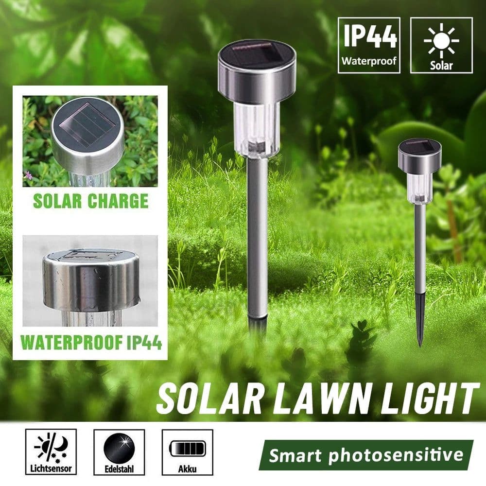 image-1~10PCS Solar Garden Light Outdoor Solar Powered Lamp Lanter Waterproof Landscape Lighting For Pathway Patio Yard Lawn