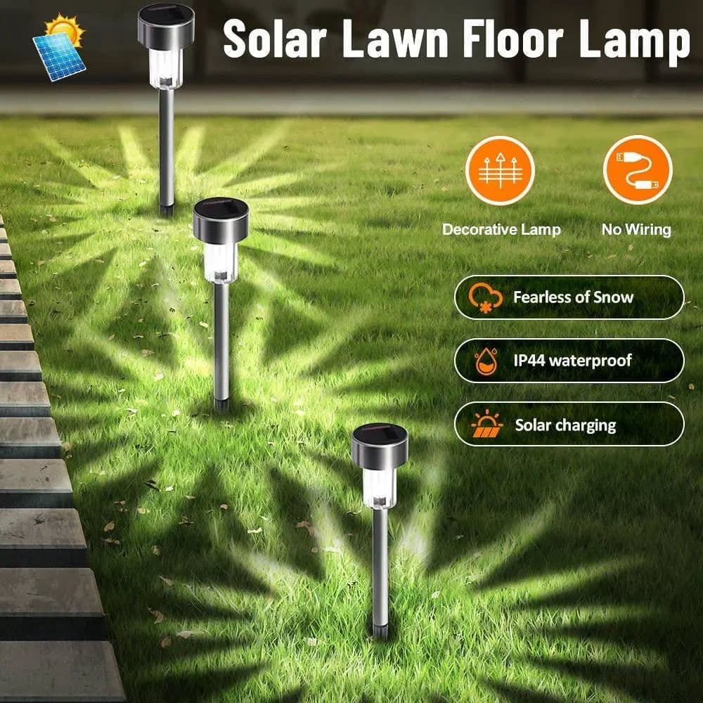 image-1~10PCS Solar Garden Light Outdoor Solar Powered Lamp Lanter Waterproof Landscape Lighting For Pathway Patio Yard Lawn