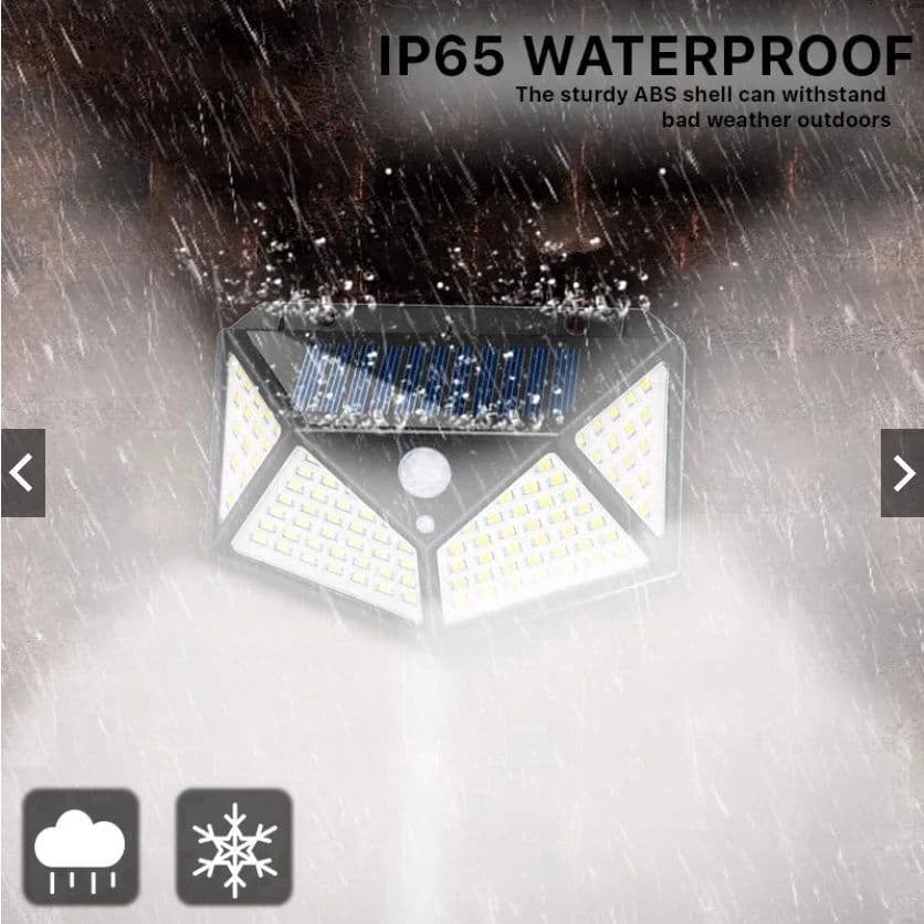 image-100 LED Solar Light 3 Modes PIR Motion Sensor Solar Wall Lamp Waterproof Energy Saving Outdoor Garden Courtyard Security Light