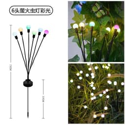 image-Led Solar Lights Outdoor Waterproof Moon Fire Fairy Lawn Garden Flamingo Lamp for Pathway Landscape Courtyard Garland Decoration