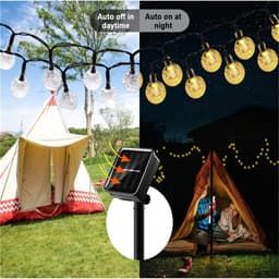 image-200LED String Solar Lights Outdoor Fairy Camping Lights 22M IP65 Waterproof Garland Christmas Decoration Wedding Lamp Garden