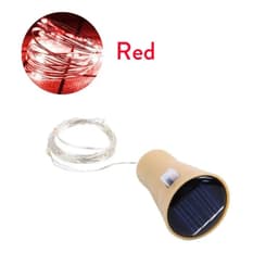 image-YORYZENG Solar Wine Bottle String Lights, 10-20 LEDs, 5Pcs