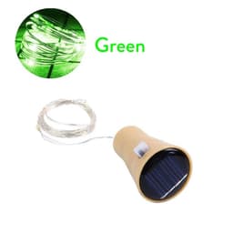 image-YORYZENG Solar Wine Bottle String Lights, 10-20 LEDs, 5Pcs
