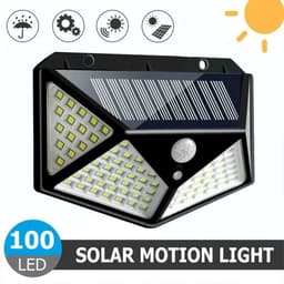 image-100 LED Solar Wall Lamp 4 Sides Luminous With Motion Sensor Human Induction Courtyard Waterproof Stairs Outdoor Wall Light