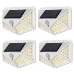 image-1/2/4/8/9PCS Solar Light Outdoor 100 LED Wall Lamp PIR Motion Sensor Lamp Waterproof LED Lights For Garden Street Decoration