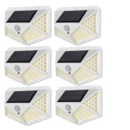 image-1/2/4/8/9PCS Solar Light Outdoor 100 LED Wall Lamp PIR Motion Sensor Lamp Waterproof LED Lights For Garden Street Decoration