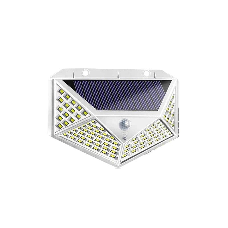 image-1/2/4/8/9PCS Solar Light Outdoor 100 LED Wall Lamp PIR Motion Sensor Lamp Waterproof LED Lights For Garden Street Decoration