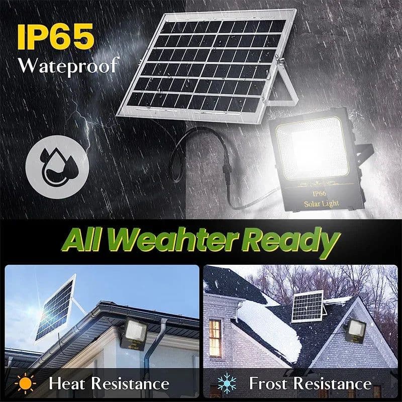 image-2000W LED Flood Lamp Street Wall Solar LED Solar Light Outdoor Remote Control Waterproof For Garden Path Landscape Spotlight
