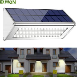 image-LED Solar Light Of Aluminum Alloy 48 4500mAh Outdoor Waterproof with Solar Lamp Motion Sensor Radar Applicable In Porch Garden