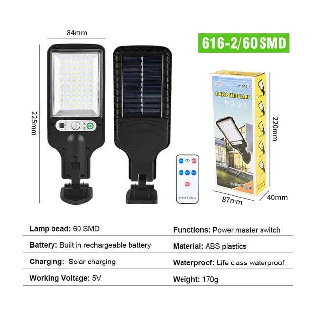 image-LED Solar Street Lights Outdoor 117COB 8 Pack Solar Lamp With 3 Light Mode Waterproof Motion Sensor Security Lighting for Garden
