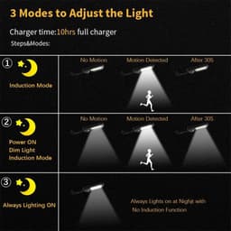 image-LED Solar Street Lights Outdoor 117COB 8 Pack Solar Lamp With 3 Light Mode Waterproof Motion Sensor Security Lighting for Garden