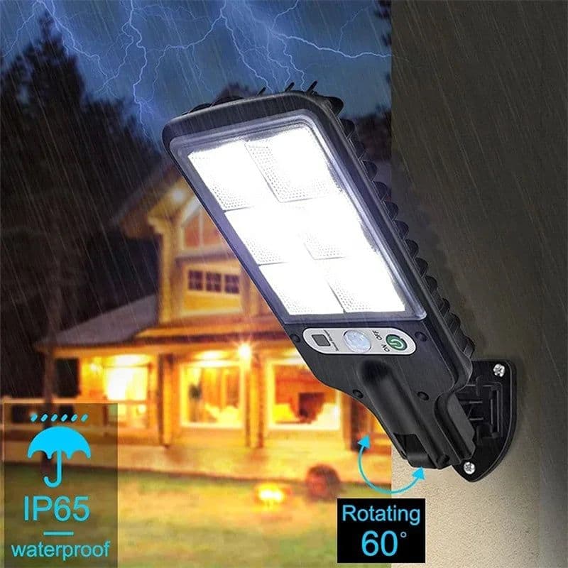 image-LED Solar Street Lights Outdoor 117COB 8 Pack Solar Lamp With 3 Light Mode Waterproof Motion Sensor Security Lighting for Garden