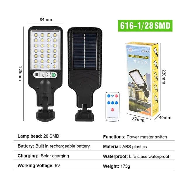 image-LED Solar Street Lights Outdoor 117COB 8 Pack Solar Lamp With 3 Light Mode Waterproof Motion Sensor Security Lighting for Garden