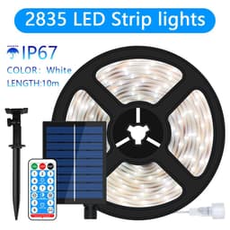 image-5M/10M Solar LED Strip Light 8 Modes Christmas Colorful Fairy Lights Outdoor IP67 Waterproof Patio Garden Decoration Solar Lamp