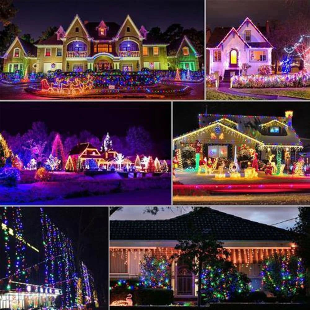 image-5M/10M Solar LED Strip Light 8 Modes Christmas Colorful Fairy Lights Outdoor IP67 Waterproof Patio Garden Decoration Solar Lamp