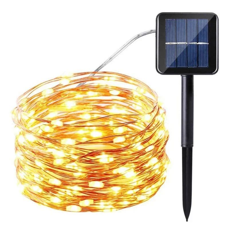 image-32M 300 LED Solar Strip Light Home Garden Copper Wire Light String Fairy Outdoor Solar Powered Christmas Party Decor.