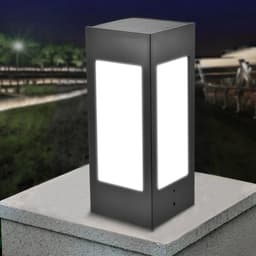 image-KH-LITEC 2/4PCS Solar Fence Post LED Cap Light Waterproof Solar Pillar Lamp Garden Decoration Column Headlight Pathway Path Stre