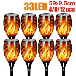 image-33 LED Solar Lamp Light for Outdoor Torch Waterproof IP65 Garden Torch Light Flickering Lantern For Yard Street Patio Decoration