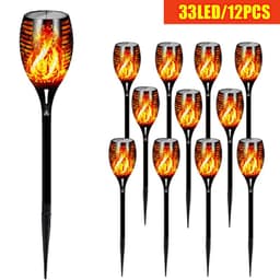 image-33 LED Solar Lamp Light for Outdoor Torch Waterproof IP65 Garden Torch Light Flickering Lantern For Yard Street Patio Decoration