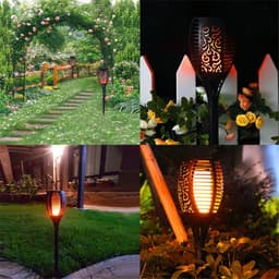 image-33 LED Solar Lamp Light for Outdoor Torch Waterproof IP65 Garden Torch Light Flickering Lantern For Yard Street Patio Decoration