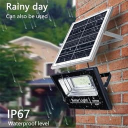 image-50W-300W Solar Light LED Outdoor Solar Light Intelligent Remote Control High Brightness IP67 Waterproof Garden Sensor Light